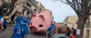 Le cochon de Poussan fête ses 30 ans lors du carnaval du village