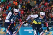 Les Françaises rééditent l'exploit masculin en remportant le relais de biathlon