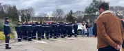 Les pompiers du Gard rendent hommage aux deux secouristes décédés dans le Puy-de-Dôme