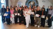 Médailles du travail : 57 professionnels de santé honorés pour 20 ans d'engagement à Pézenas