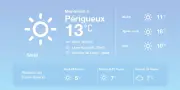 Météo ensoleillée à Périgueux : des températures clémentes et un ciel dégagé