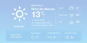 Météo à Mont-de-Marsan : Éclaircies aujourd'hui, pluies attendues demain