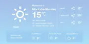 Météo à Mont-de-Marsan : Soleil et températures douces aujourd'hui et demain