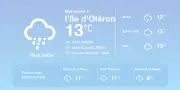 Météo à Saint-Pierre-d'Oléron : Hausse de l'humidité et pluies éparses aujourd'hui