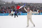 Océane Michelon sacrée championne olympique de mass start à Antholz dans un final haletant