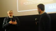 Olivier Azam présente le film sur Howard Zinn à Clermont, dénonçant la propagande à l'ère Trump