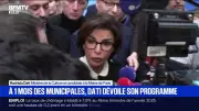 Rachida Dati dévoile son programme pour les municipales à Paris