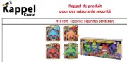 Rappel de jouets pour enfants en France : amiante détectée dans des figurines et jeux de sable