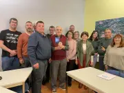 Raymond Nuvet reçoit la médaille de Montguyon pour une vie d'engagement local et historique