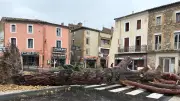 Tempête Nils : Saint-Chinian dans l'Hérault dévasté par des dégâts considérables