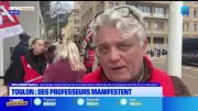 Une semaine après le drame de Sanary, les enseignants manifestent à Toulon