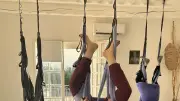 Yoga trapèze : YogAmicale initie ses adhérents à une discipline aérienne innovante