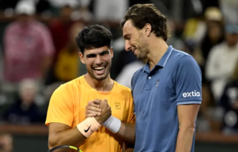 Alcaraz vainqueur mais bluffé par Rinderknech à Indian Wells