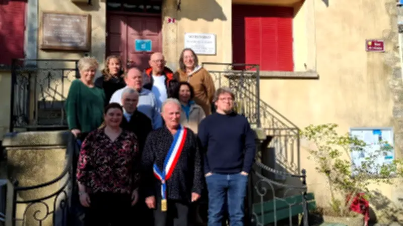 Alzon : Installation du nouveau conseil municipal et élection du maire Claude Vivens