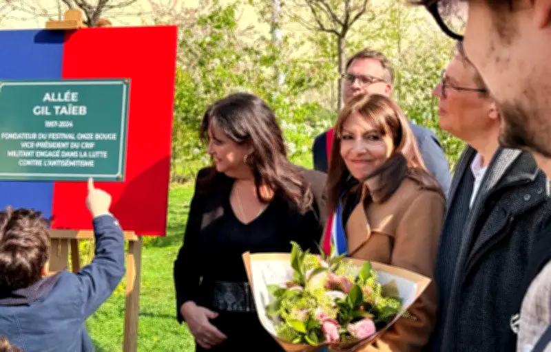 Anne Hidalgo inaugure une allée symbolique avant la passation à Paris
