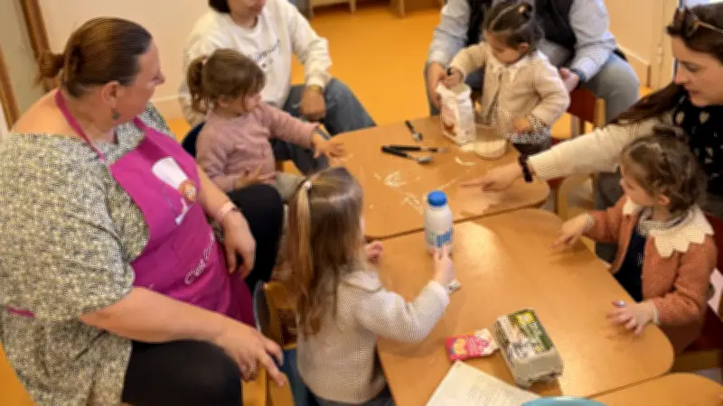 Atelier cuisine parents-enfants à la crèche Aquarelle de Sérignan