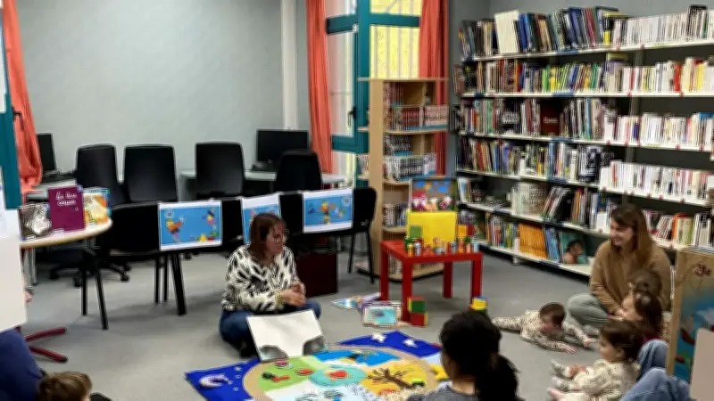 Atelier lecture pour la Semaine de la petite enfance à la médiathèque Geneviève-Maurel