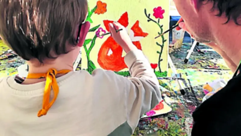 Atelier 'Paint and goûter' à Port Ariane : créativité en famille avec Selky