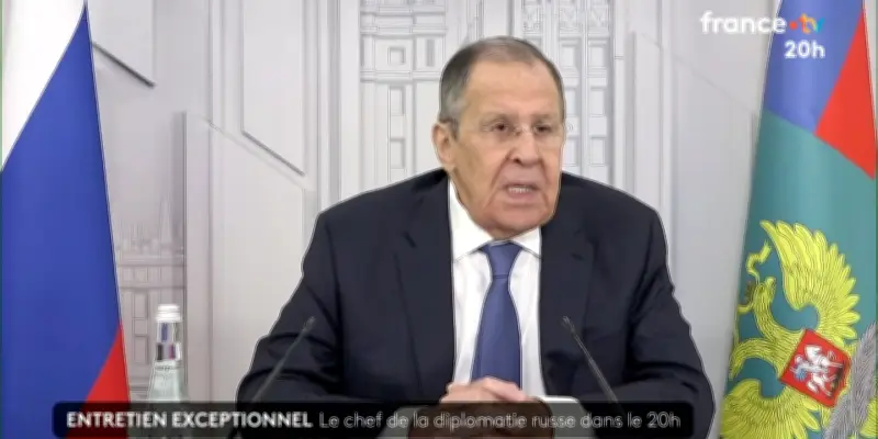 Barrot critique la propagande de Lavrov sur France 2, Moscou dénonce une censure