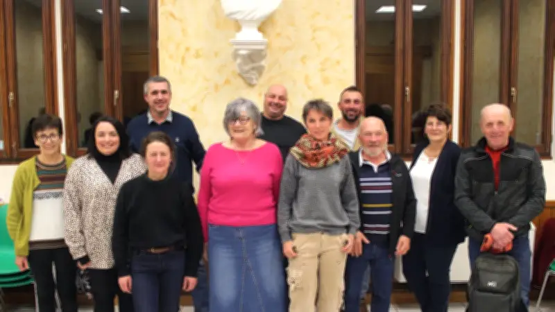 Bernadette Negros présente sa liste pour les municipales à Sauclières