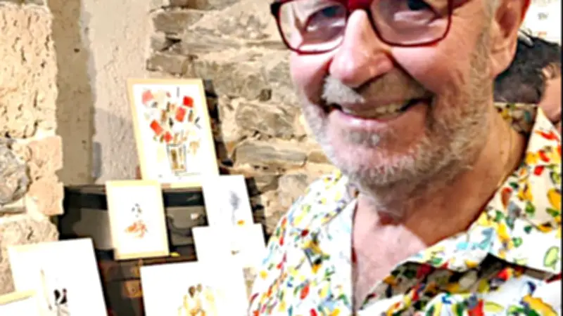 Bernard Walter illumine Aulas avec ses carnets de voyage colorés au Traouquet