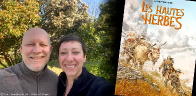 Bieujac : le couple Grun et Laurine Clin dévoile l'album BD « Les Hautes Herbes »