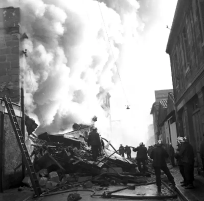 Bordeaux 1954 : l'incendie spectaculaire de la rue de Belleyme évité de justesse