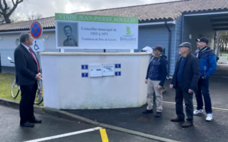 Breuillet honore Jean-Pierre Roullin en baptisant son stade à son nom