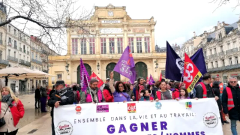 Béziers : 200 personnes mobilisées pour les droits des femmes, un 8 mars de combat