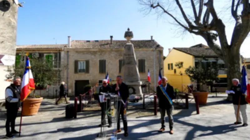 Calvisson honore la mémoire des victimes de la guerre d'Algérie lors de la journée nationale du souvenir