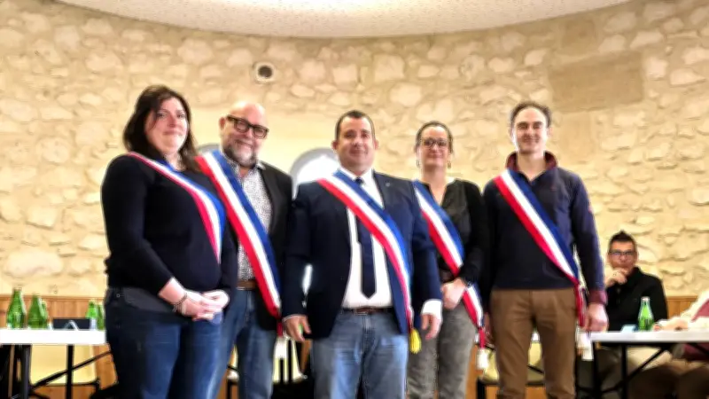 Camille Marchand élu maire de Sanilhac-Sagriès, hommage aux anciens édiles
