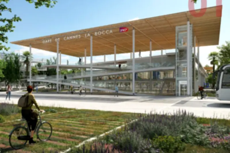 Cannes : un pôle multimodal et une navette ferroviaire vers Menton d'ici 2035