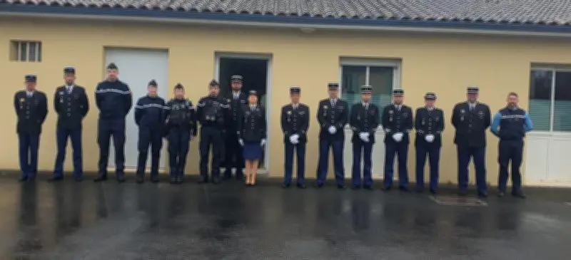 Capitaine Deniau inspecte la COB de Saint-Aulaye : alcoolémie en hausse de 57% en 2025