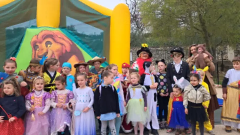 Carnaval réussi à Nîmes : 70 enfants défilent entre Ventabren et la Gazelle