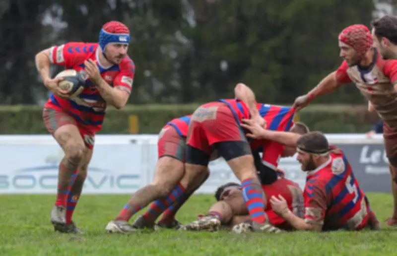 Castillon domine Mugron 48-17 en rugby, Bouscasse brille avec 23 points