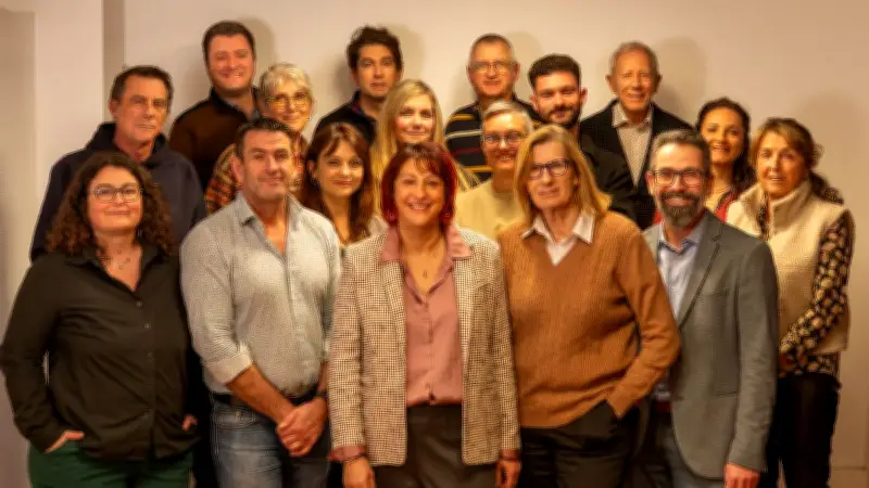 Catherine Lecerf présente sa liste "Agir et vivre ensemble" pour les municipales à Souvignargues