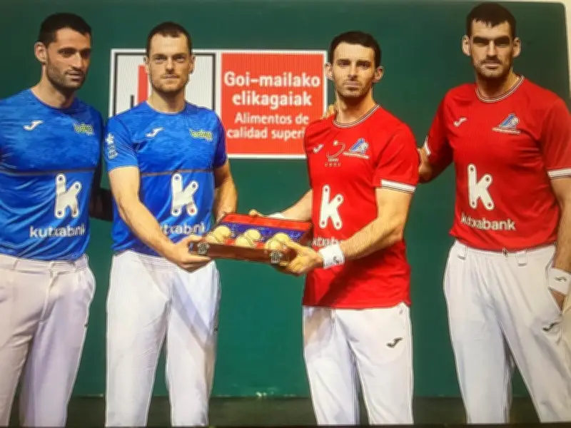 Championnat d'Espagne main nue : la finale tant attendue entre Altuna-Ezkurdia et Laso-Albisu