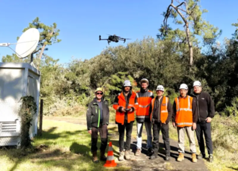 Charente-Maritime : une première inspection par drone pour une antenne 5G à Saint-Georges-de-Didonne