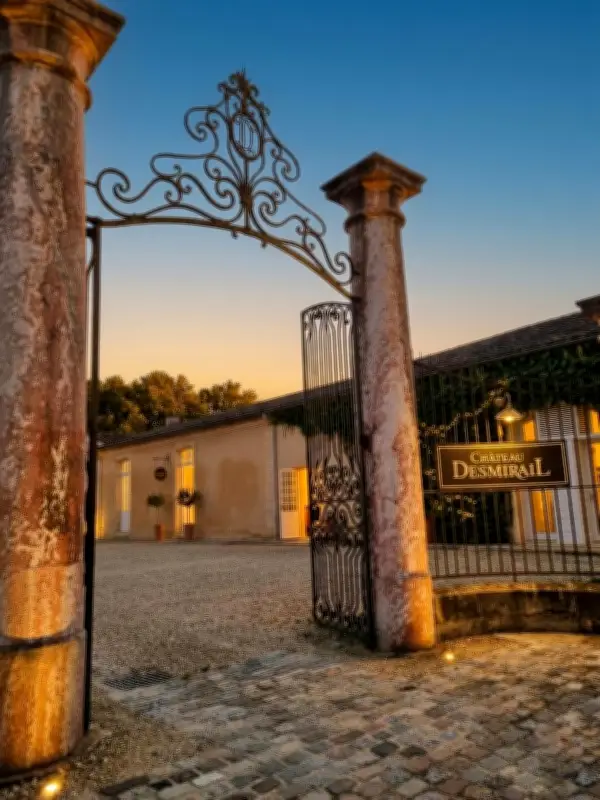 Château Desmirail : collecte de liège pour les Enfants de la lune lors des portes ouvertes