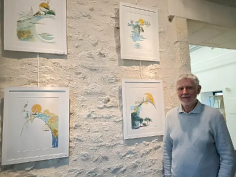 Châteaubernard : l'ancien DGS expose ses aquarelles après une retraite artistique
