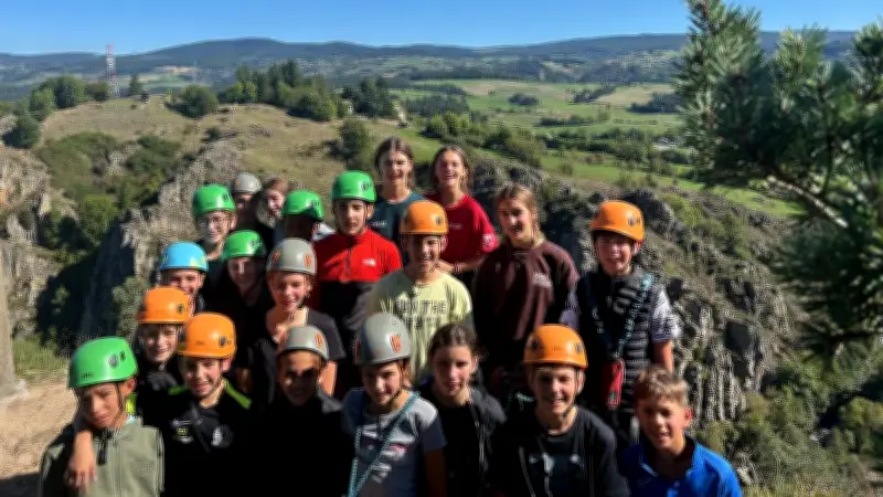 Cinquante collégiens de Mende intègrent la section sportive de pleine nature