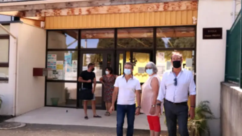 Clermont-l'Hérault : Visite de rentrée pour vérifier les travaux dans les écoles