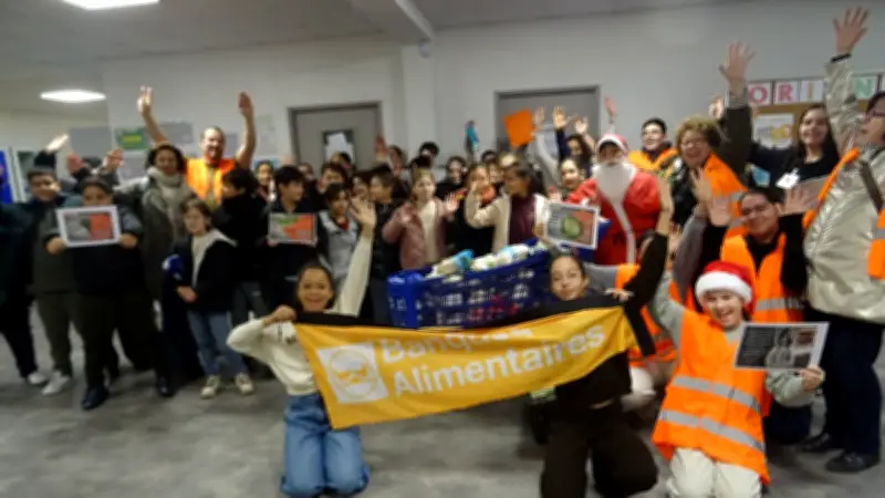 Collecte record au collège Capouchiné pour la Banque alimentaire du Gard
