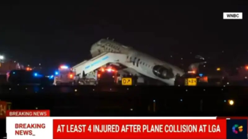 Collision mortelle entre un avion Air Canada et un camion de pompiers à l'aéroport de LaGuardia