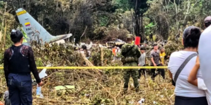 Colombie : un avion militaire s'écrase près de la frontière équatorienne, 33 morts et plus de 80 blessés