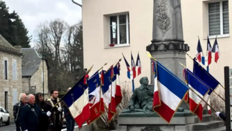 Commémoration de la fin de la guerre d'Algérie à Aumont-Aubrac
