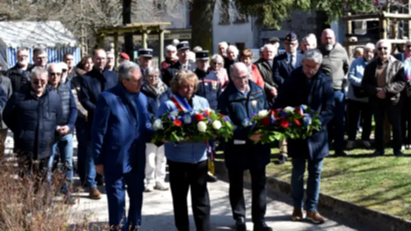 Commémoration du 19 mars 1962 à Saint-Chély-d'Apcher : hommage aux victimes