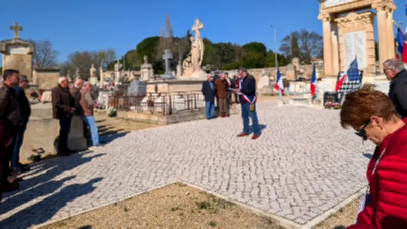 Commémoration du 19 mars à Jonquières-Saint-Vincent : une trentaine de personnes pour le devoir de mémoire