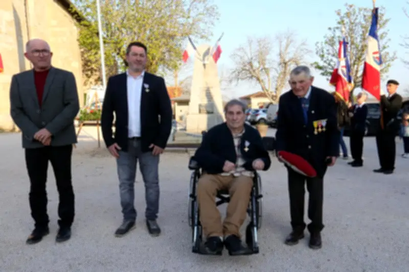 Commémoration du cessez-le-feu en Algérie : deux vétérans décorés à Samazan