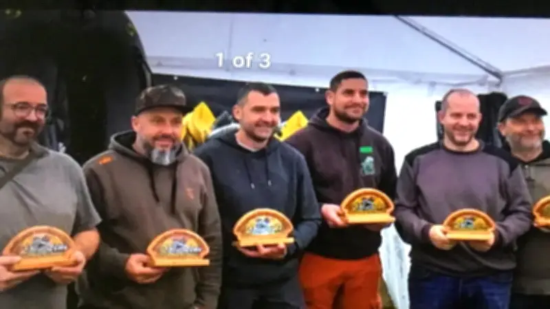 Concours de pêche au Gardon : 54 passionnés réunis pour trois jours de compétition conviviale